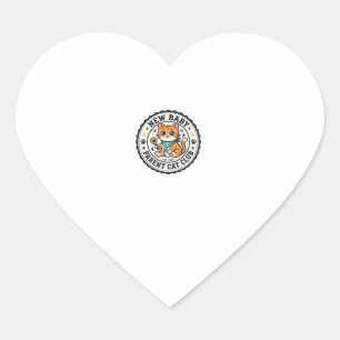 Pegatina En Forma De Corazón Regalo para padres de nuevo bebé gato - Nuevo bebé