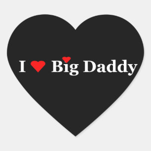 Pegatina En Forma De Corazón Regalos de Big Daddy de Corazón