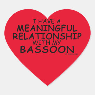Pegatina En Forma De Corazón Relación significativa Pegatina del corazón de Bas
