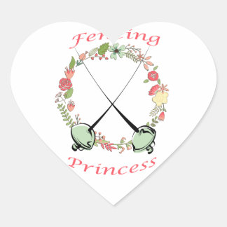 Pegatina En Forma De Corazón Relieves metalizados florales de la Princesa de Ce