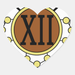 PEGATINA EN FORMA DE CORAZÓN REMIENDO MAJESTUOSO DEL EXTRANJERO DEL UFO DE LA