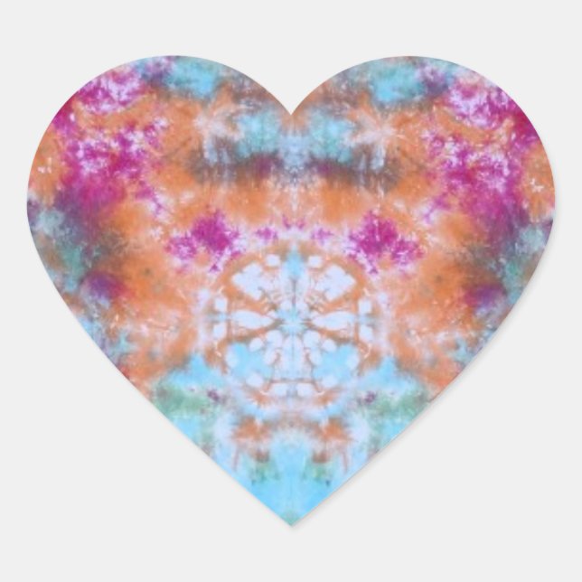 Pegatina En Forma De Corazón Resumen del oso prismático (Anverso)