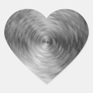 Pegatina En Forma De Corazón Resumen metálico de acero al silicio Metalizado ce