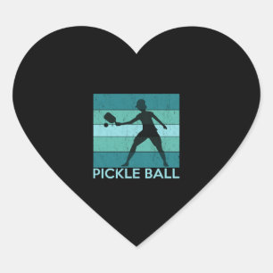 Pegatina En Forma De Corazón Retro de vintage de bolas de pollo