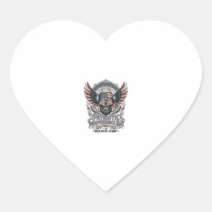 Pegatina En Forma De Corazón Rociero de bandana patriótica Meta de música de Ol