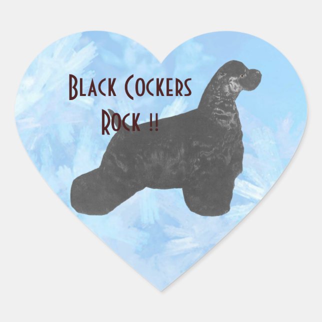 Pegatina En Forma De Corazón ¡¡Rock de Cocineros Negros!! (Anverso)