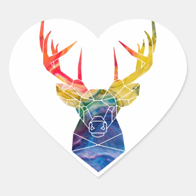 Pegatina En Forma De Corazón Ropa acuática (Anverso)