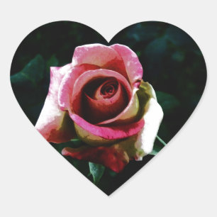 Pegatina En Forma De Corazón rosa