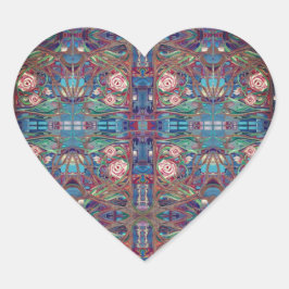 Pegatina En Forma De Corazón Rosa