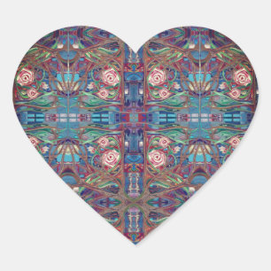 Pegatina En Forma De Corazón Rosa