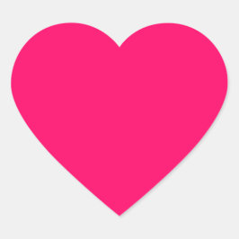 Pegatina En Forma De Corazón Rosa Caliente
