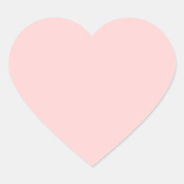 Pegatina En Forma De Corazón Rosa Pálido