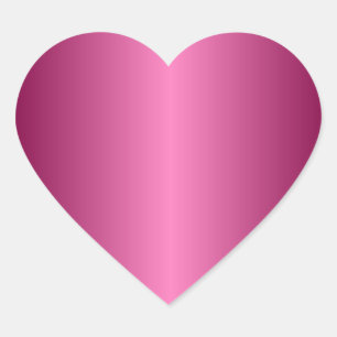 Pegatina En Forma De Corazón Rosa Pegatina del corazón