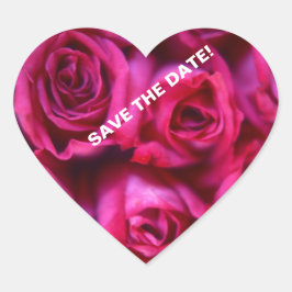 Pegatina En Forma De Corazón Rosas