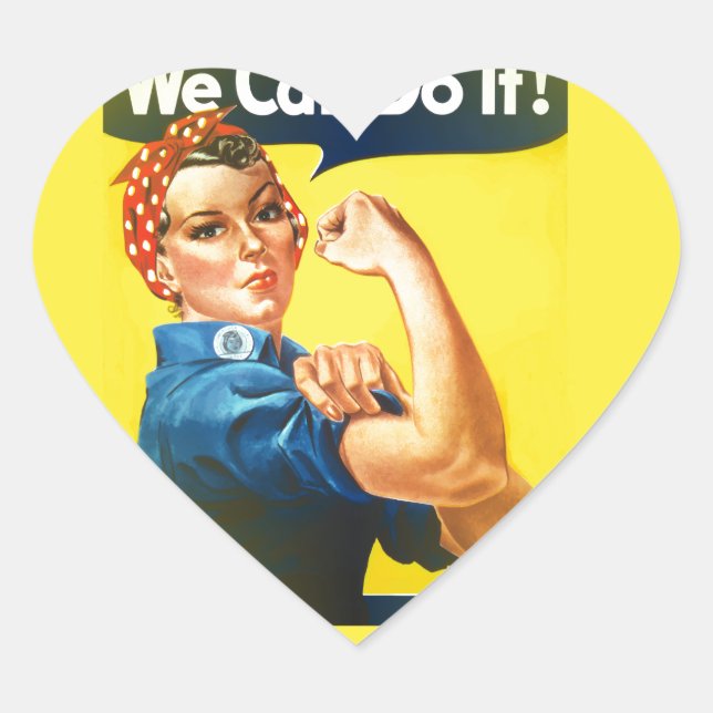 Pegatina En Forma De Corazón rosie (Anverso)