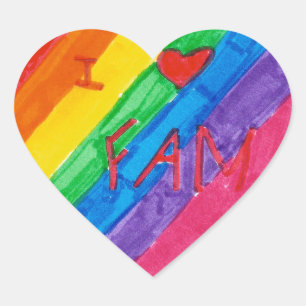 Pegatina En Forma De Corazón Samantha: Pegatina del corazón