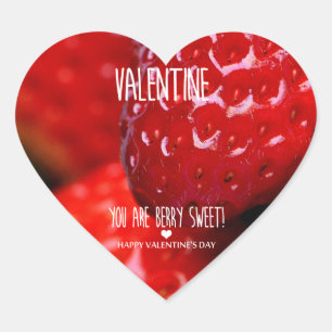 Pegatina En Forma De Corazón San Valentín, eres muy dulce.
