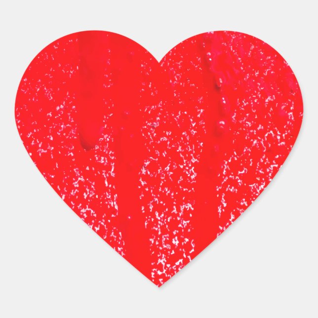 Pegatina En Forma De Corazón sangre goteante (Anverso)