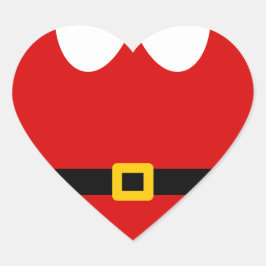 Pegatina En Forma De Corazón Santa