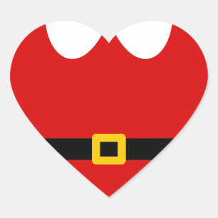 Pegatina En Forma De Corazón Santa