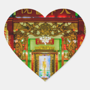 Pegatina En Forma De Corazón Santuario Kuan Yin