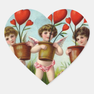 Pegatina En Forma De Corazón Sé mi cupido de San Valentín