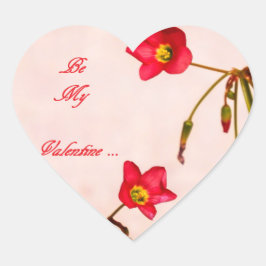 Pegatina En Forma De Corazón Sé mi Valentín