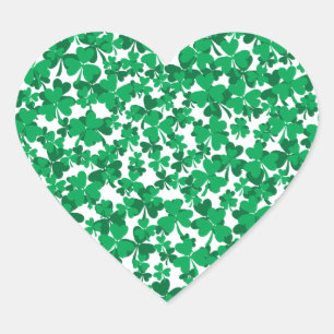Pegatina En Forma De Corazón shamrock, Irlanda, irlandés, orgulloso de ser irla