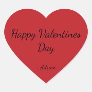 Pegatina En Forma De Corazón Simple and Cute Valentines Day Stickers