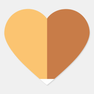 Pegatina En Forma De Corazón Simple Limpio Moderno Minimalista