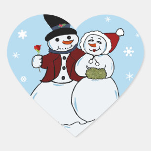 Pegatina En Forma De Corazón Snowship