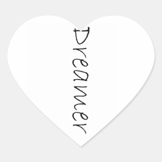 Pegatina En Forma De Corazón Soñador