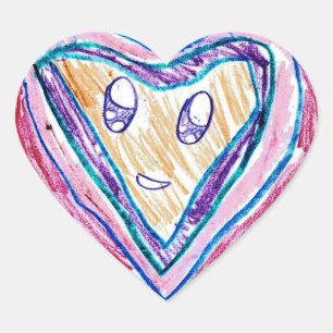 Pegatina En Forma De Corazón Sophia N. : Pegatina del corazón