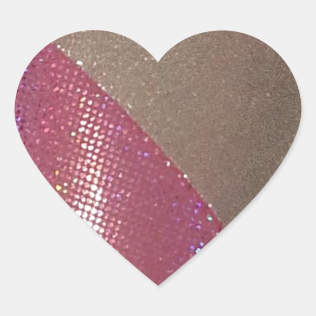 Pegatina En Forma De Corazón Sparkle & Shine (Anverso)