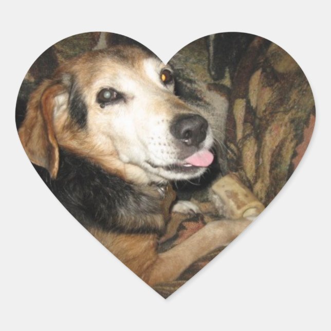 Pegatina En Forma De Corazón Sparky (Anverso)