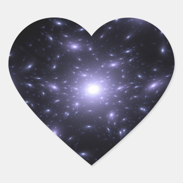Pegatina En Forma De Corazón Starlight (Anverso)