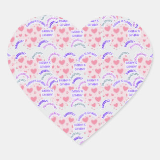Pegatina En Forma De Corazón sticker "Everyday is caturday" Pawsitive vibes 