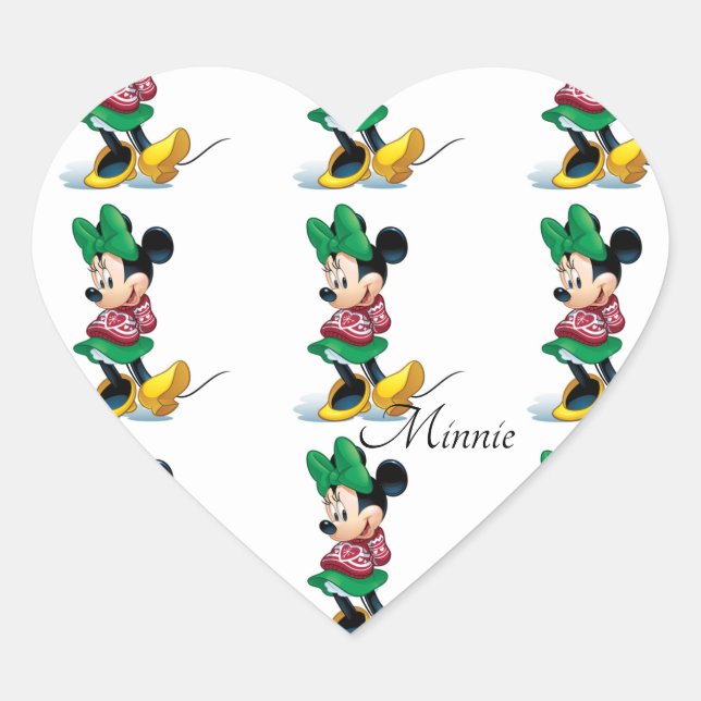 Pegatina En Forma De Corazón Stikers (Anverso)