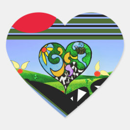 Pegatina En Forma De Corazón ¡SUNSHINE CREATIVES! Delantal