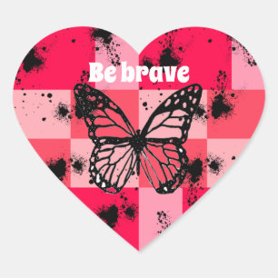 Pegatina En Forma De Corazón Sweet Modern candy abstract art