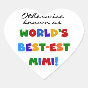 Pegatina En Forma De Corazón También conocidos como los mejores regalos Mimi