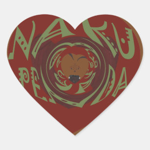 Pegatina En Forma De Corazón ¡Te amo! Nakupenda Sana