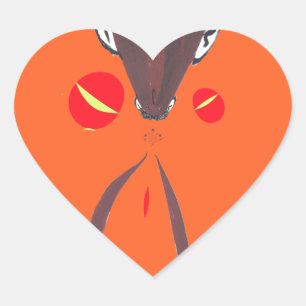 Pegatina En Forma De Corazón Te amo Nakupenda Swahili