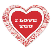 Te Amo San Valentín Rojo Y Blanco