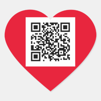 Pegatina En Forma De Corazón ¿Te Casarás Conmigo? Código QR