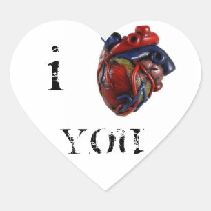 Pegatina En Forma De Corazón Te Corazón
