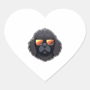 Pegatina En Forma De Corazón Terranova en Guay Gafas de sol camiseta clásica