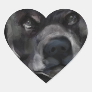 Pegatina En Forma De Corazón Terrier Staffordshire Americano