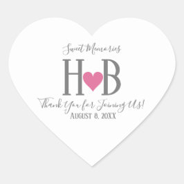 Pegatina En Forma De Corazón Tipografía Recuerdos dulces Pegatinas a favor de l