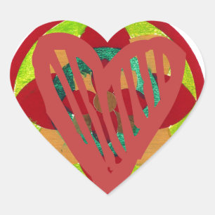 Pegatina En Forma De Corazón Todos los corazones se van a casa para la impresió